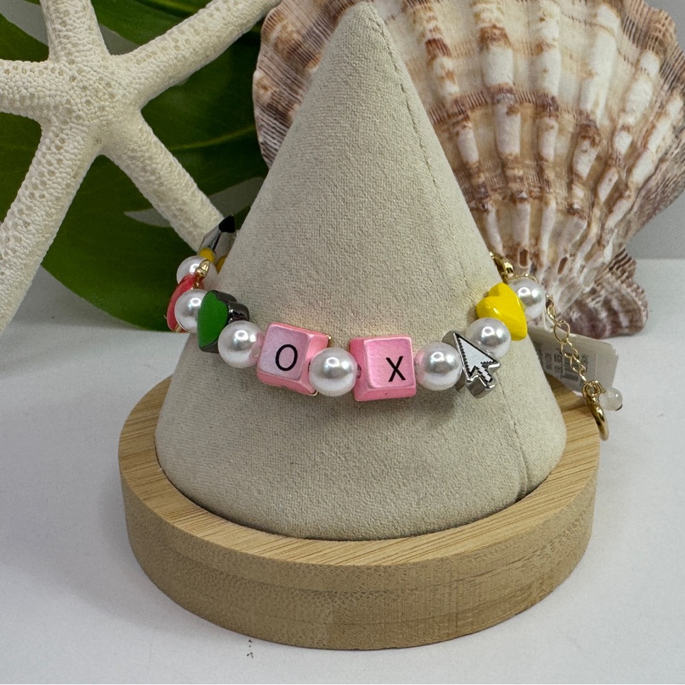 Betsy Johnson Back to School Colorful Charm Bracelet - Picture 2 of 5